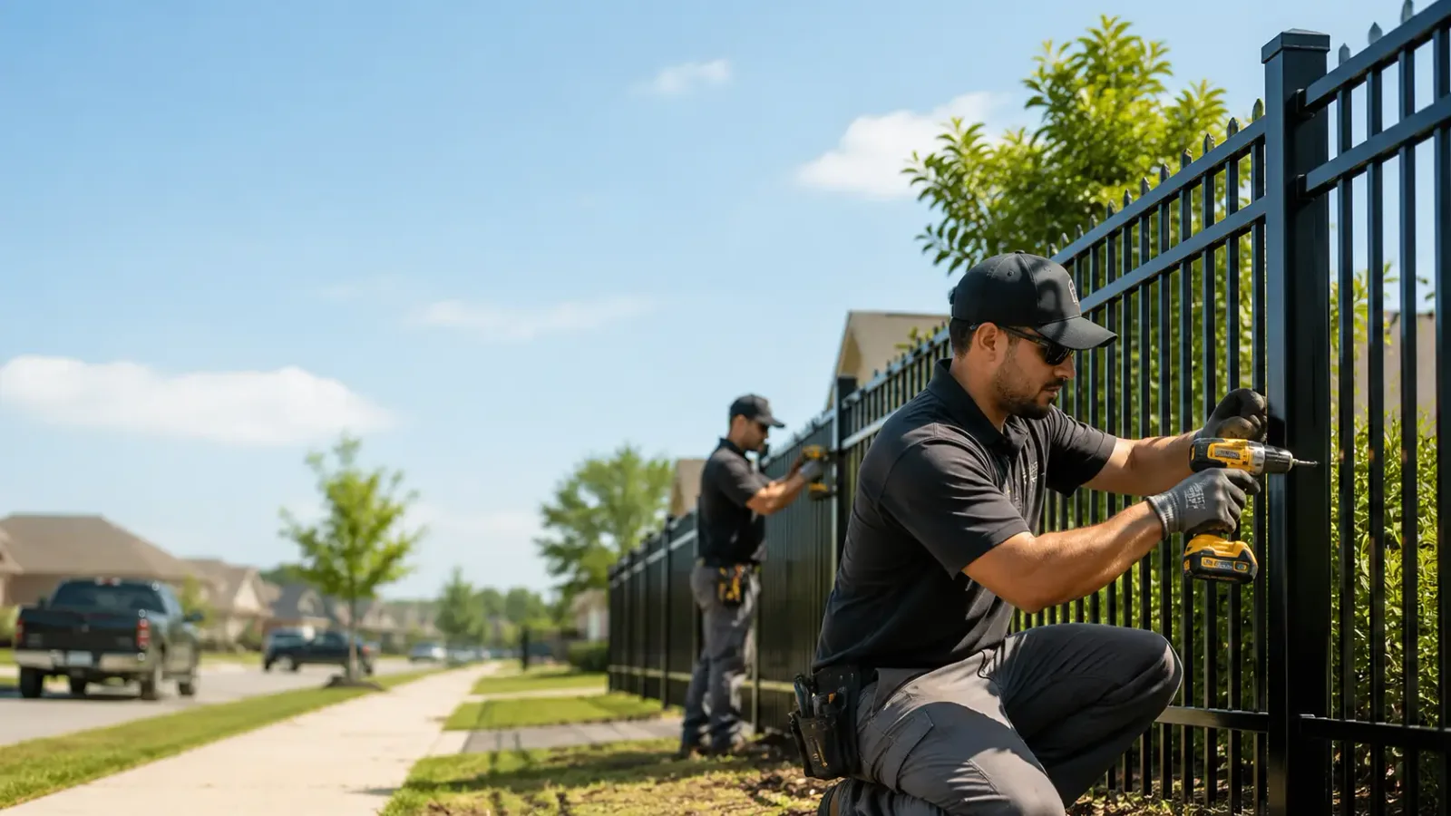 Metal Fence Installation in O Brien, TX